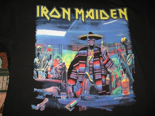 Iron Maiden Event T-shirt Tour México 2008 Remera Nueva