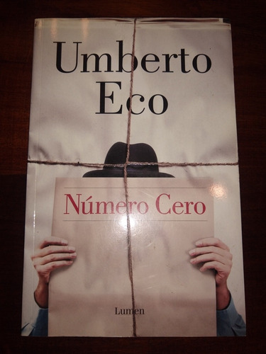 Imagen 1 de 2 de Libro Número Cero De Umberto Eco