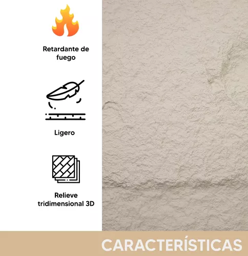 Panel Revestimiento Pu Piedra Escarfilada Arizona Gris 1 Pz