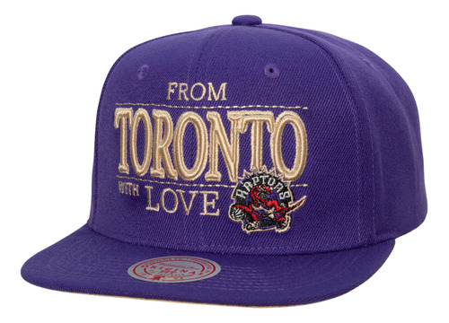 Gorra Mitchell & Ness With Love Toronto Raptors Hombre Nba