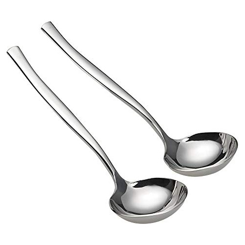 Idotry 2piece Stainless Steel Gravy Soup Spoon, Gravy L...