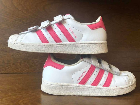 zapatillas adidas superstar rosas niña