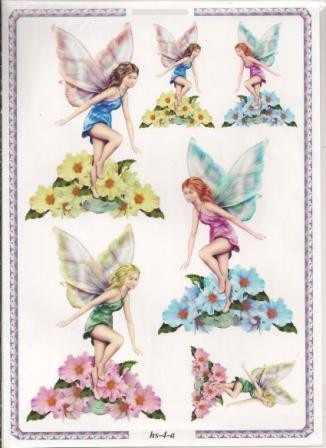 Set 6 Láminas Découpage Hadas Flores | MercadoLibre Set 6 Láminas Découpage Hadas Flores | MercadoLibre