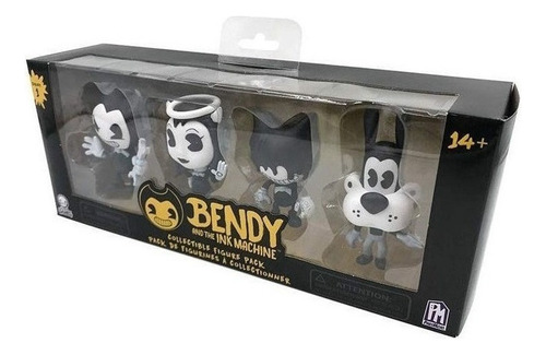 Bendy Y La Máquina De Tinta Serie 1 (colección Con 4 Figuras