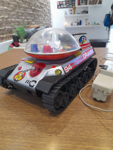 Juguete Antiguo Vintage 1960 Space Draxel 94 Tank - Ellegi (Usado)