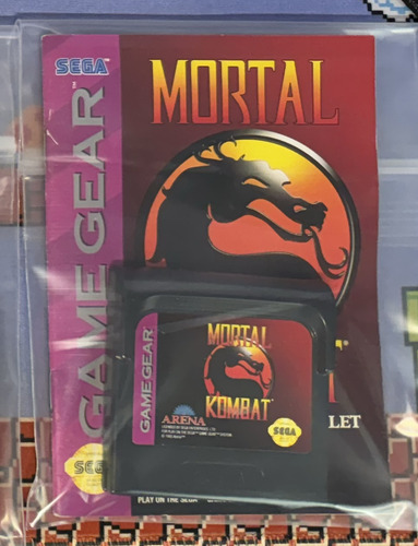 Mortal Kombat 1 Original + Manual Sega Game Gear (Usado)