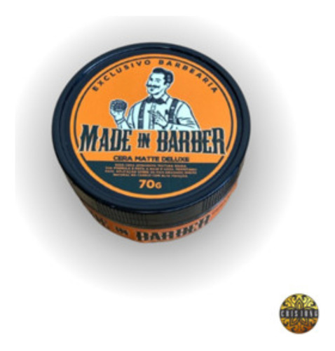 Cera Capilar Efeito Seco Matte Deluxe- Made In Barber- 70g