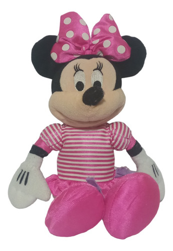 Peluche Minnie Mouse Rayas 30 Cm - Disney