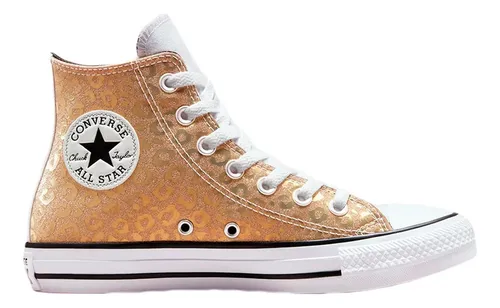 Zapatillas converse doradas clearance mujer