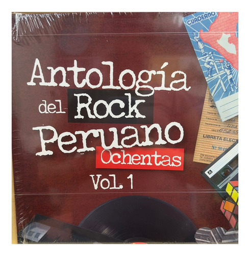 Vinilo Antología Del Rock Peruano Ochentas Vol 1 Nuevo