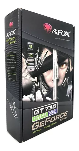 Placa de Vídeo Afox NVIDIA GeForce GT730, 4GB, DDR3 - AF730-4096D3L5