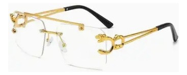 Lentes Gafas De Sol Vintaje Moda Unisex Dorado