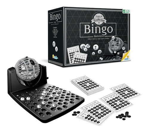 Juego Bingo Con Bolillero Familiar Con Accesorios Toy Store