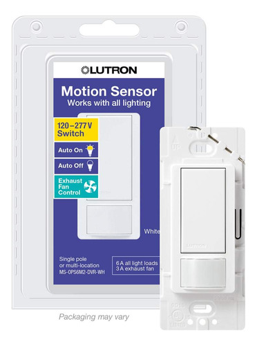 Lutron Ms-ops6m2-dv-wh Interruptor De Sensor De Ocupación,.