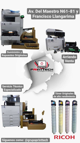 Imagen 10 de 10 de Servicio Técnico De Copiadoras Ricoh Y Repuestos Originales