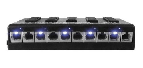 Patch Panel Poe 5 Portas 12v Até 48v Régua Poe - Volt