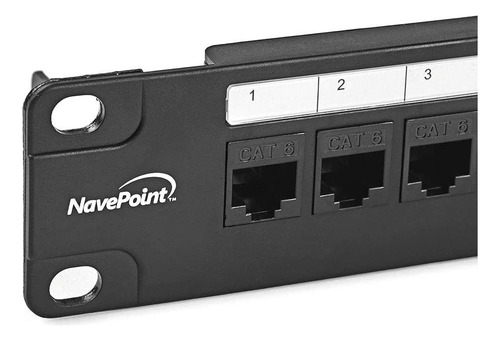 Navepoint - Panel De Conexiones Utp (cat. 6, 24 Puertos, 1 U