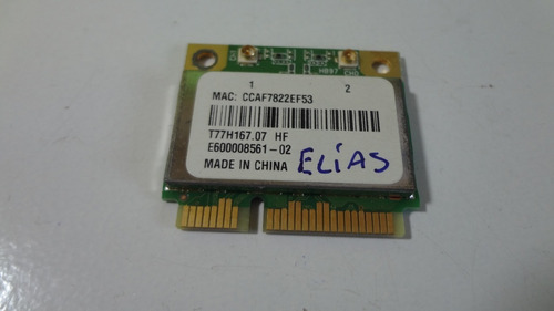 Placa Wifi Do Notebook Acer Aspire 4252 V441 Original