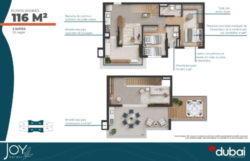 Joy Barueri Lançamento Aptos De 65 E 85m² Com Opção Duplex 2 Suites Ou 3 Dorms Com Suite