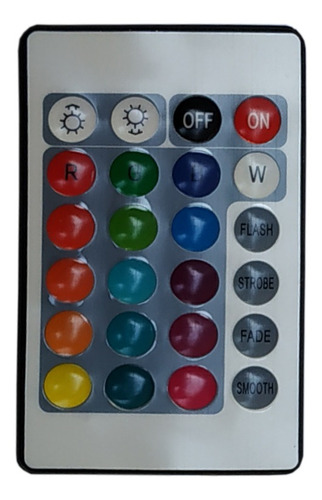20 Pz Spot Led Rgb Para Piso 3w Con Control Remoto Emp3p