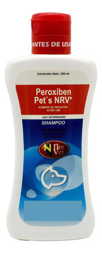 Peroxiben Pets Nrv Shampoo Norvet Mascotas 250 Ml Fragancia Sin Fragancia