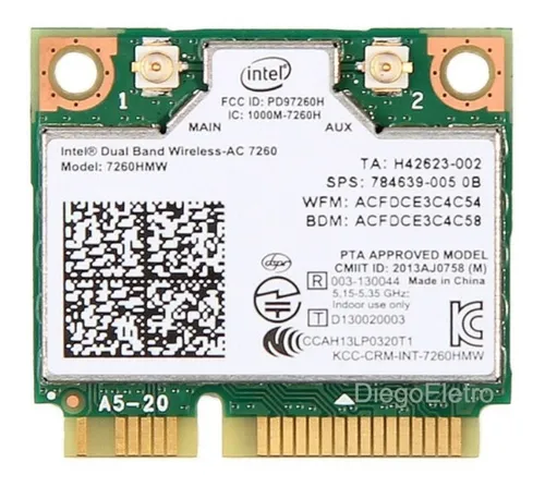 comprar Placa Wifi Wireless Para Notebook Lenovo S440 867mbps 5ghz
