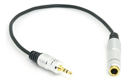 Adaptador Audio De 6.35mm A 3.5mm 20cm