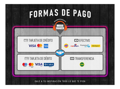 Pandereta Parquer Doble Sonaja Medialuna Negra Cuota