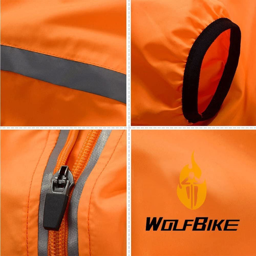 Wolfbike Chaqueta De Ciclismo De Jersey, Chaqueta Cortavient