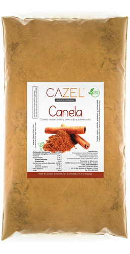 Canela Pura Molida En Polvo Artesanal Natural 1kg