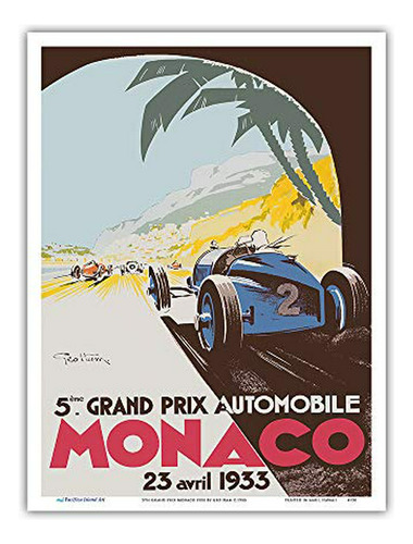 5th Grand Prix Monaco*****formula One Auto Racing - Vintage 