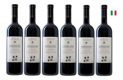 Vino Le Rocche D.o.c Cab. Sauvignon Italia X6