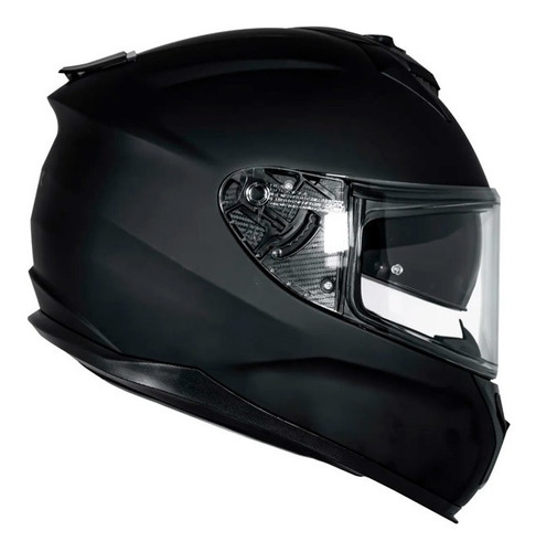 Capacete Norisk Strada Circuit - Viseira Solar - Novidade Cor Preto Fosco Tamanho do capacete 58/M