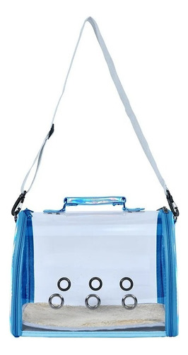 Bolsa Pet Com Visor Loly Poliéster Santino Cor Azul