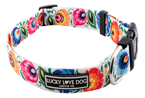 Collares De Perro Lucky Love | Collar De Perro Floral Para N