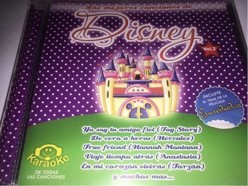 Disney Las Mejores Canciones Y Karaokes Cd Nuevo Cerrado