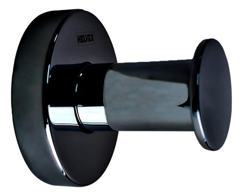 Gancho Sencillo Helvex Tubular Tub-06-ob Negro Cromado