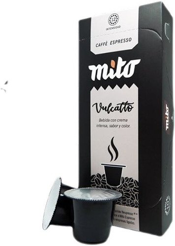 Pack 10 Cajas Capsulas Cafe Mito(comp Nespresso) Zulqui 