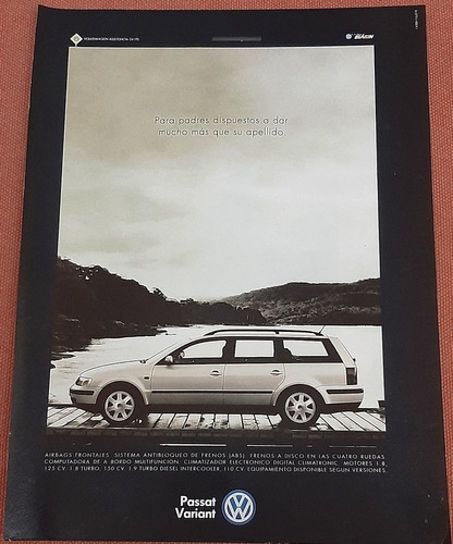 Publicidad Volkswagen Passat Variant 1999 2000