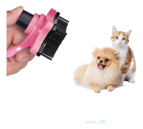 Cepillo Para El Pelo De Perros Y Gatos Luckshow - Botón De A