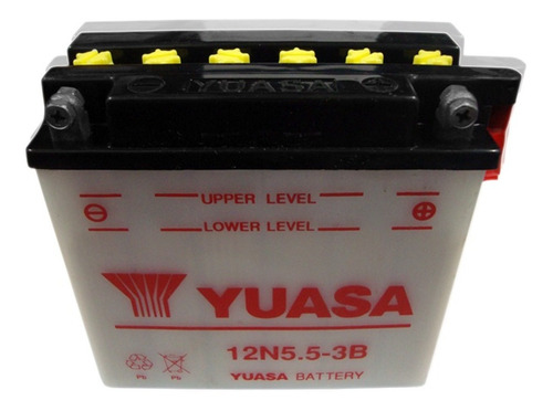 Bateria Yuasa 12n5.5-3b Ybr Brasil 125 Plan Fas Motos!