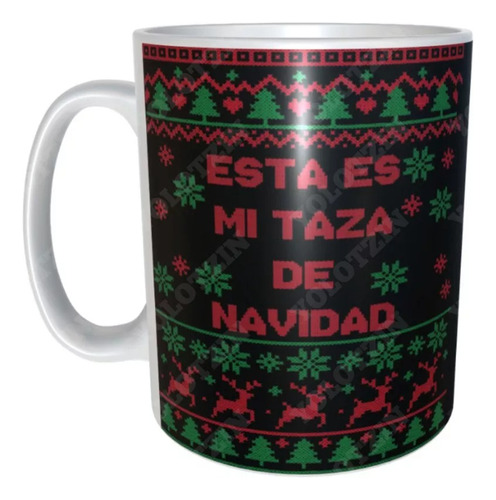 Taza Navideña Esta Es Mi Taza De Navidad M17para Regalar