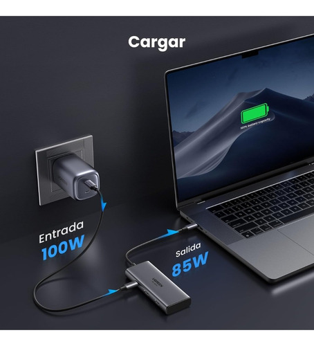 Hub Usb-c 6 En 1 Ugreen 2 Usb-a, 2 Usb-c, 2 Hdmi 4k/60hz
