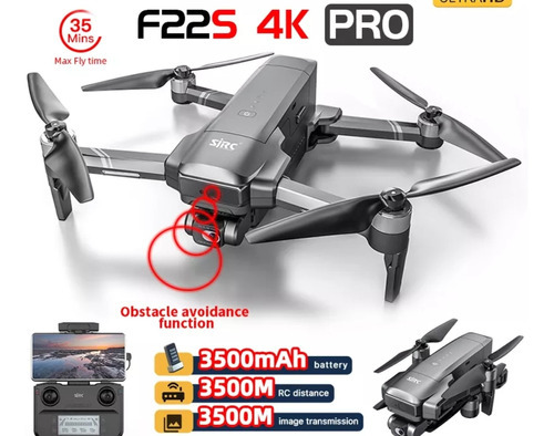Drone Sjrc F22s Pro, 3.5 km + maleta, 35 minutos contra F11 Sg90
