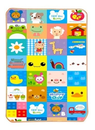 Tapete Infantil Educativo Atividades Duplo 120x90 Gigante