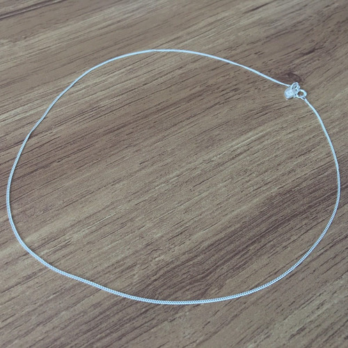 Imagen 6 de 10 de Cadena De Plata Ley .925 De 55cm Agálea Joyería
