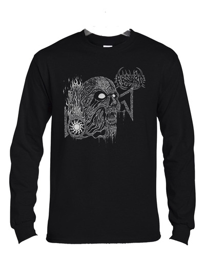 Polera Ml Absurd Schwarze Bande Metal Abominatron