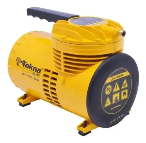 Compressor de ar elétrico portátil Tekna CD12151BK 0.25hp 60Hz am...