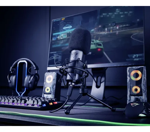 Microfono Trust Lance Gxt 242 Streaming Gaming Usb Tripode