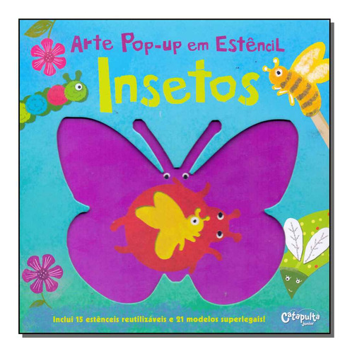 Libro Arte Pop Up Em Estencil Insetos De Hambleton Laura Ca